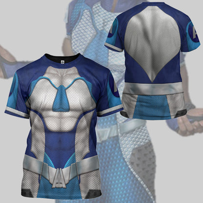 TB A Train Blue T-Shirt 3D For Men & Women