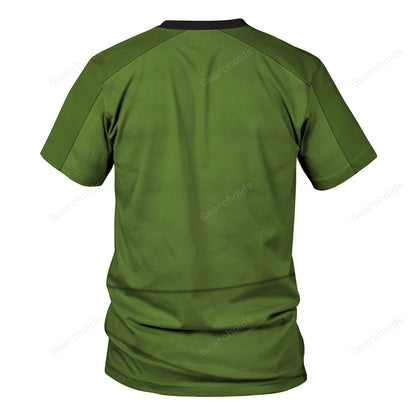 SaTr Captain Pike Green Costume T-Shirt