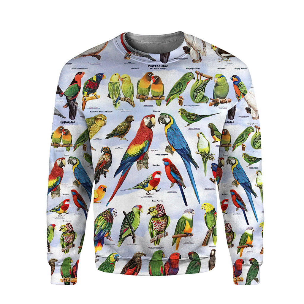 Parrot - All Over Printed Shirt