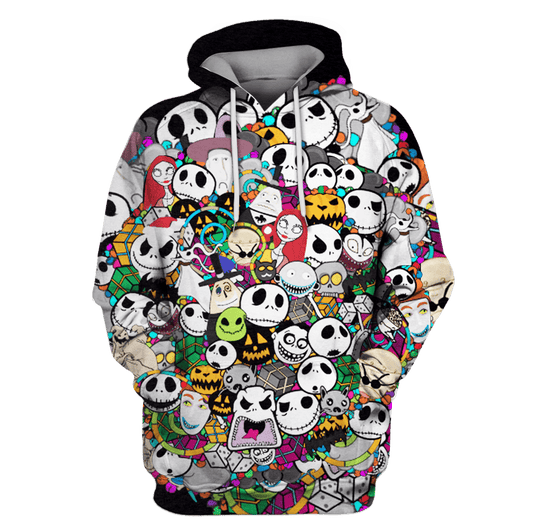  TNBC Shirt Characters And Jack Faces Hoodie TNBC Hoodie