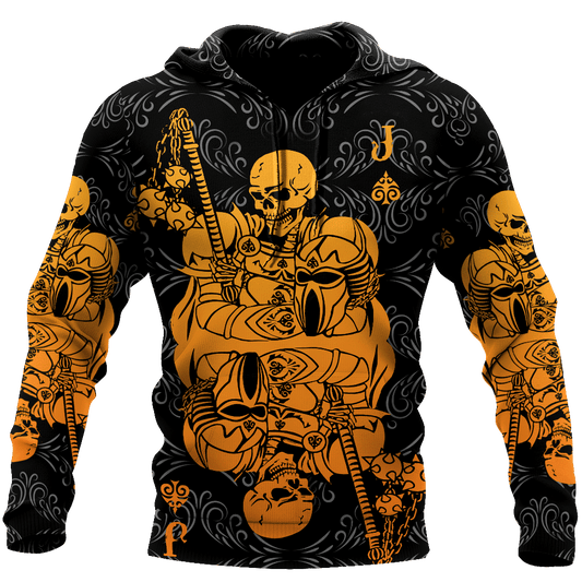 Gifury Japan Hoodie Japan Skull Samurai Yellow Black Hoodie Japan Apparel 2022