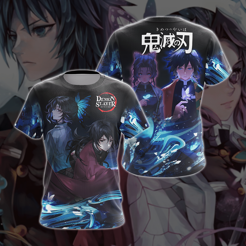 Demon Slayer Unisex 3D T-shirt Zip Hoodie Pullover Hoodie