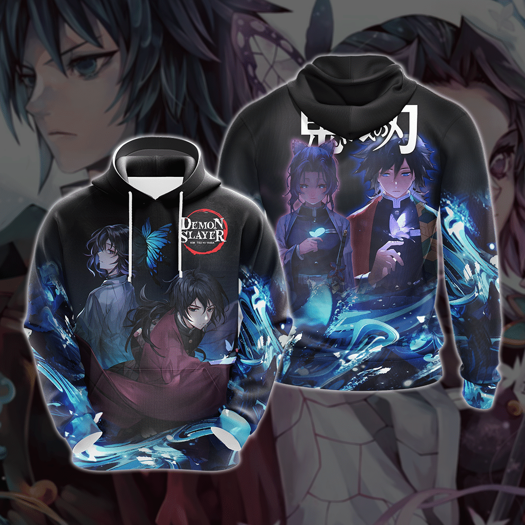 Demon Slayer Unisex 3D T-shirt Zip Hoodie Pullover Hoodie