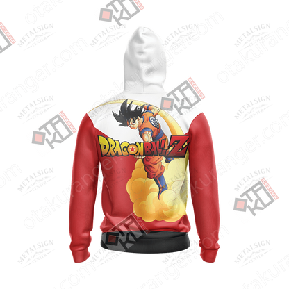  Dragon Ball Z T-shirt Goku Dragon Ball Z Red White T-shirt Goku Hoodie Fan Gift   