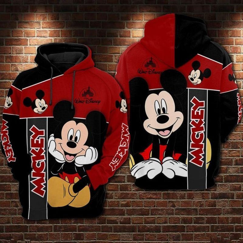  DN Hoodie MN Hoodie MN Smiling DN Logo Black Red Hoodie