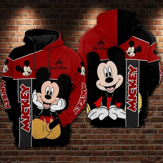  DN Hoodie MN Hoodie MN Smiling DN Logo Black Red Hoodie