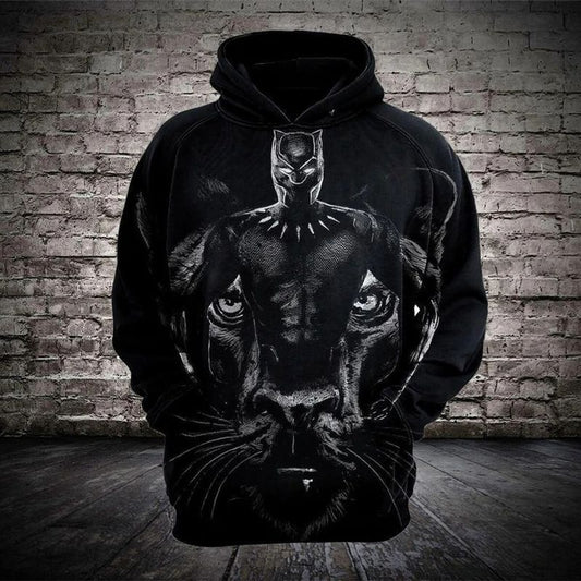 MV Hoodie Black Panther Hoodie Black Panther 3d Black Hoodie