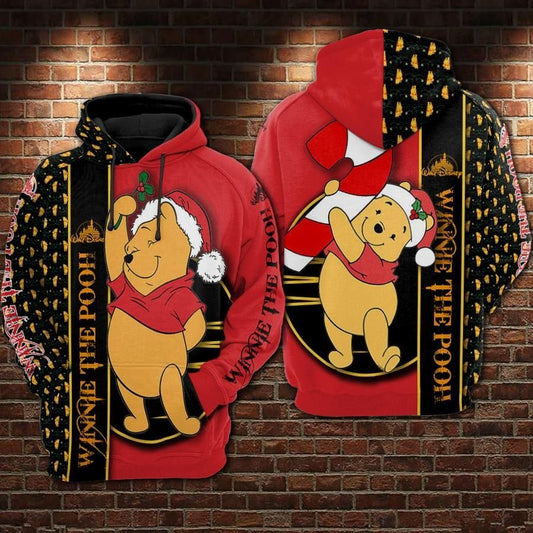  DN Christmas Hoodie WTP With Christmas Mistletoe Red Black Hoodie