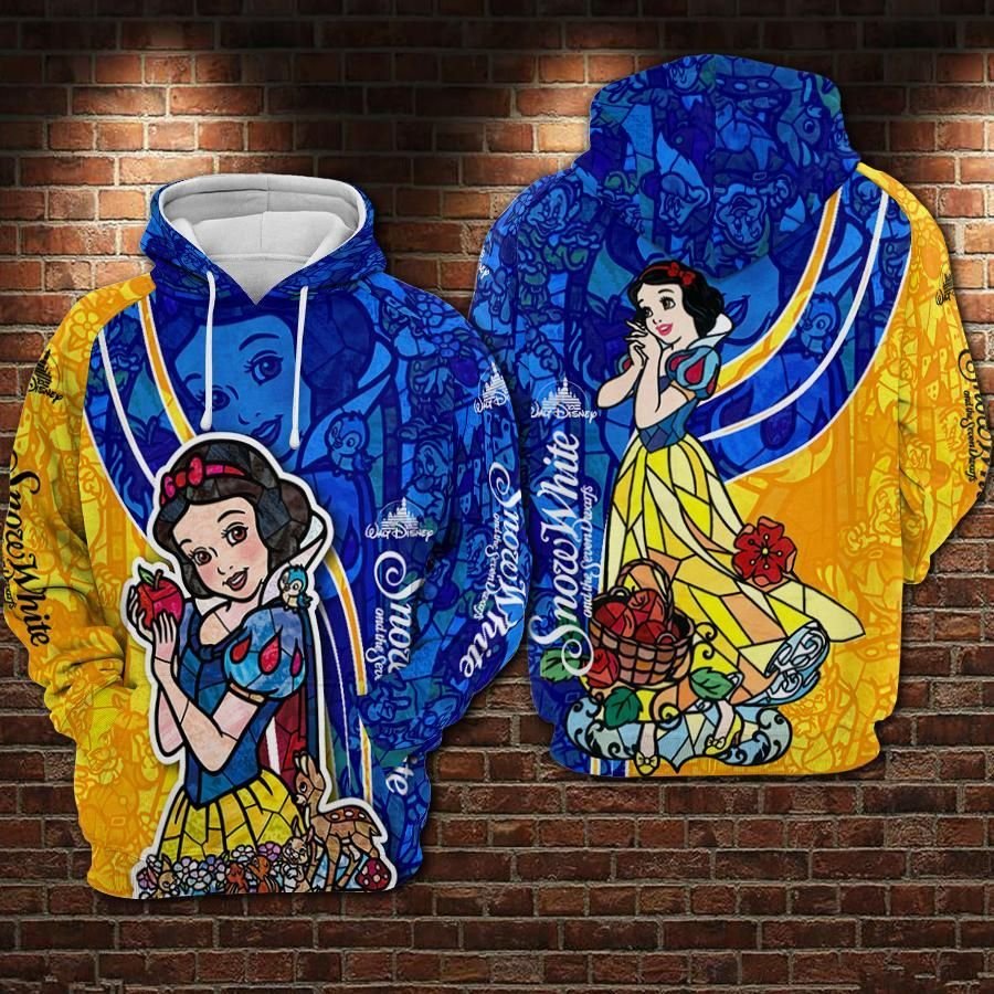  DN Snow White Hoodie Snow White And The Seven Dwarfs Stained Glass Hoodie