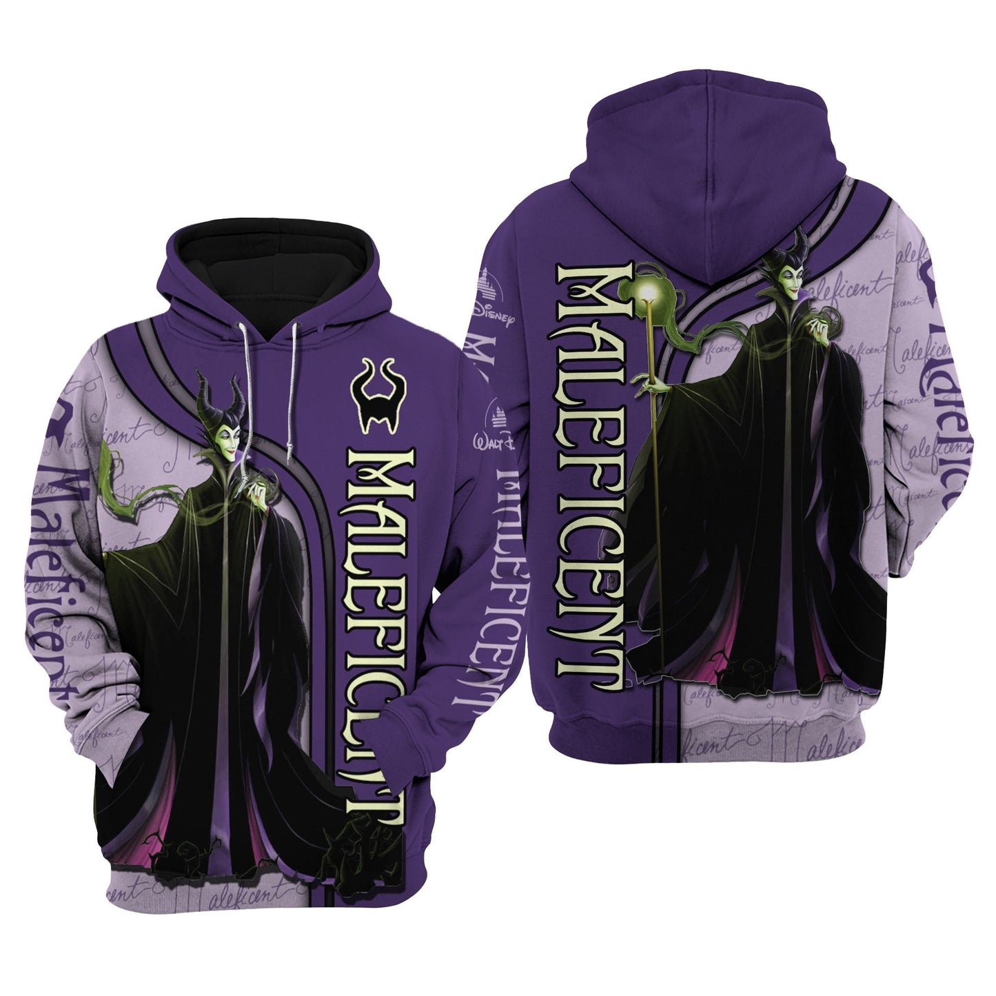  DN Hoodie DN Villain Maleficient Purple Hoodie
