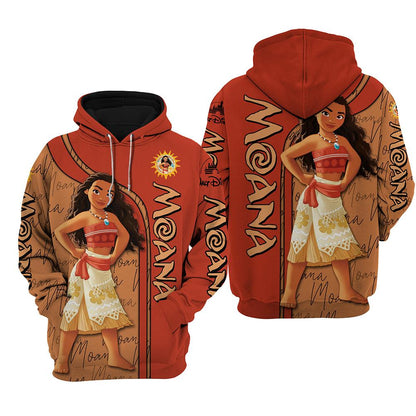  DN Hoodie Moana Princess Hoodie