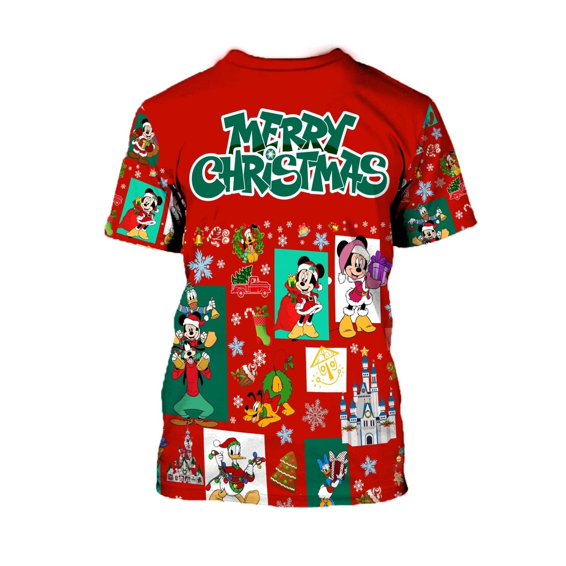  DN Christmas Shirt MK Christmas Spirit Pattern Red Hoodie DN Christmas Hoodie