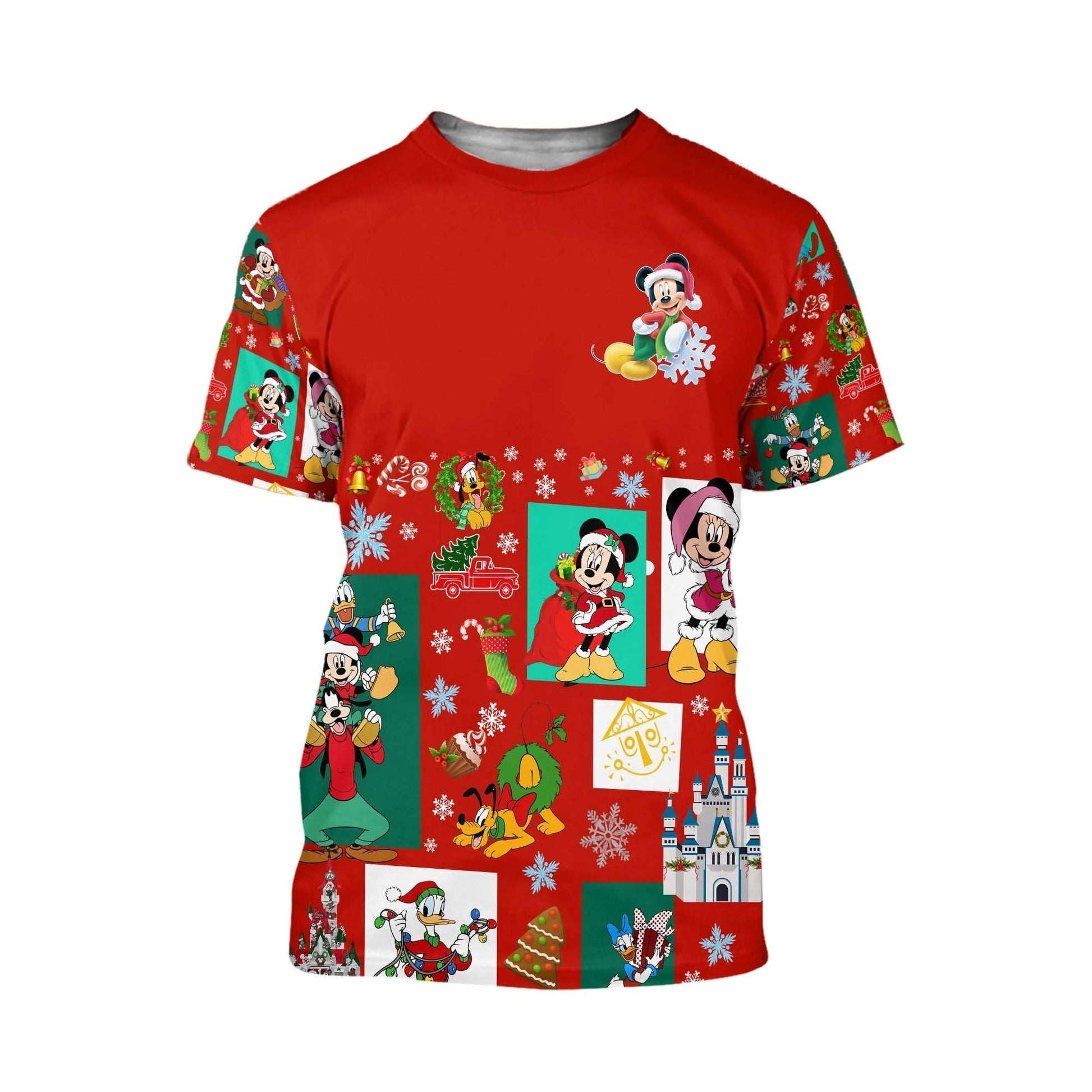  DN Christmas Shirt MK Christmas Spirit Pattern Red Hoodie DN Christmas Hoodie