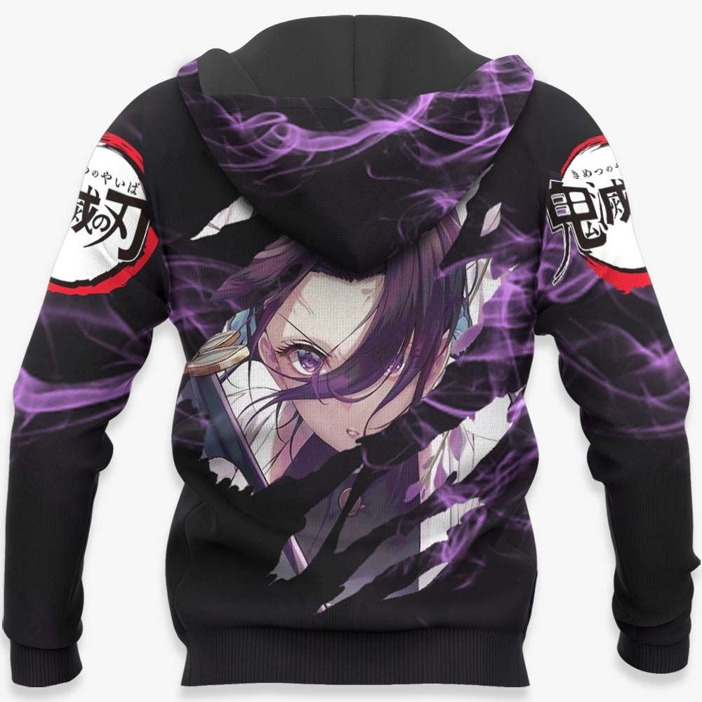  Demon Slayer Hoodie Shinobu Kocho Black Hoodie