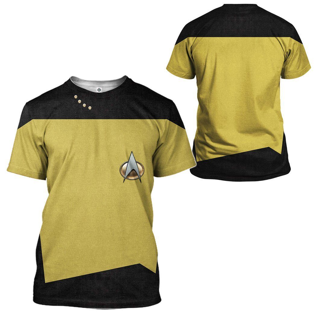  S.T The Next Generation 1987 1994 Yellow Custom Tshirt Hoodie Apparel