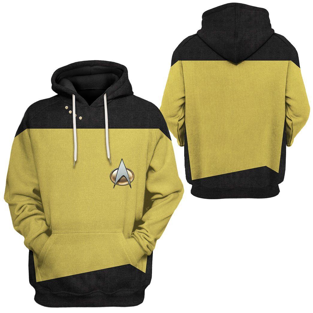  S.T The Next Generation 1987 1994 Yellow Custom Tshirt Hoodie Apparel