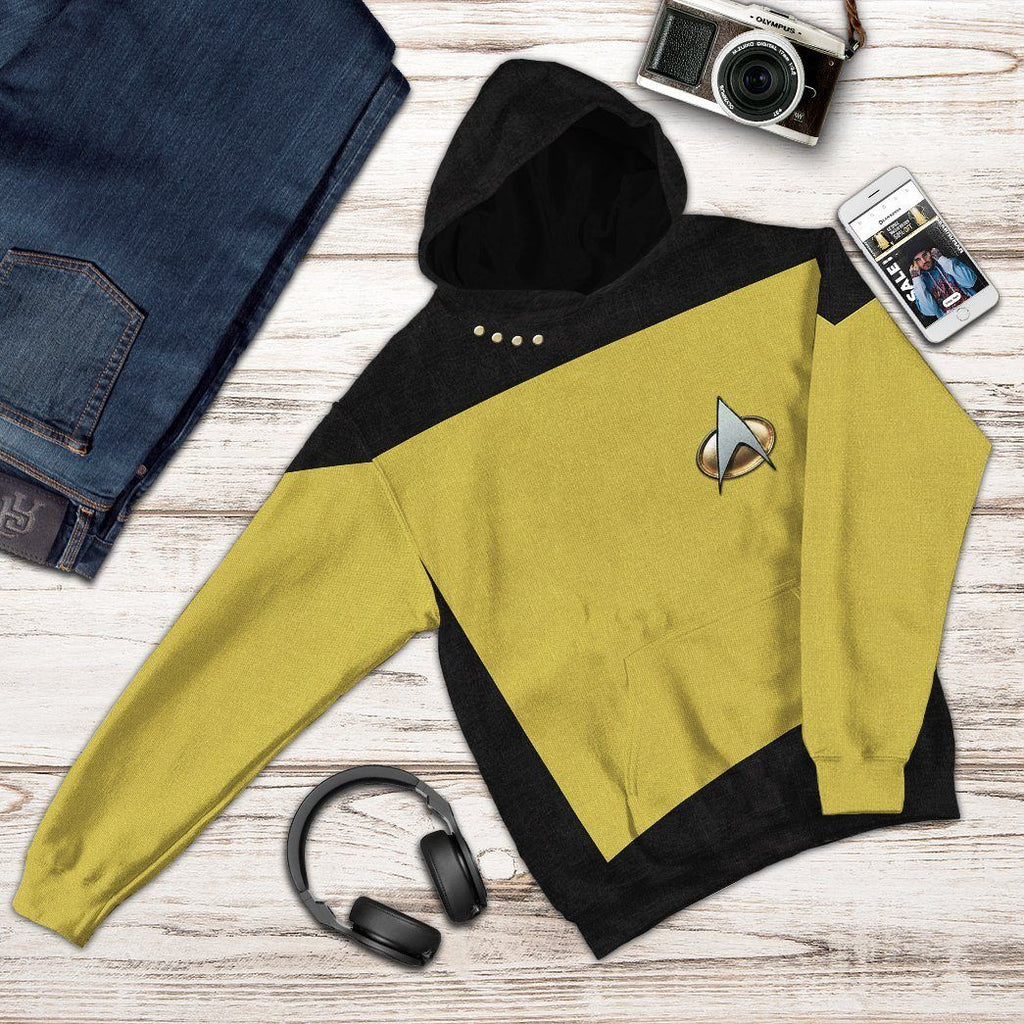  S.T The Next Generation 1987 1994 Yellow Custom Tshirt Hoodie Apparel