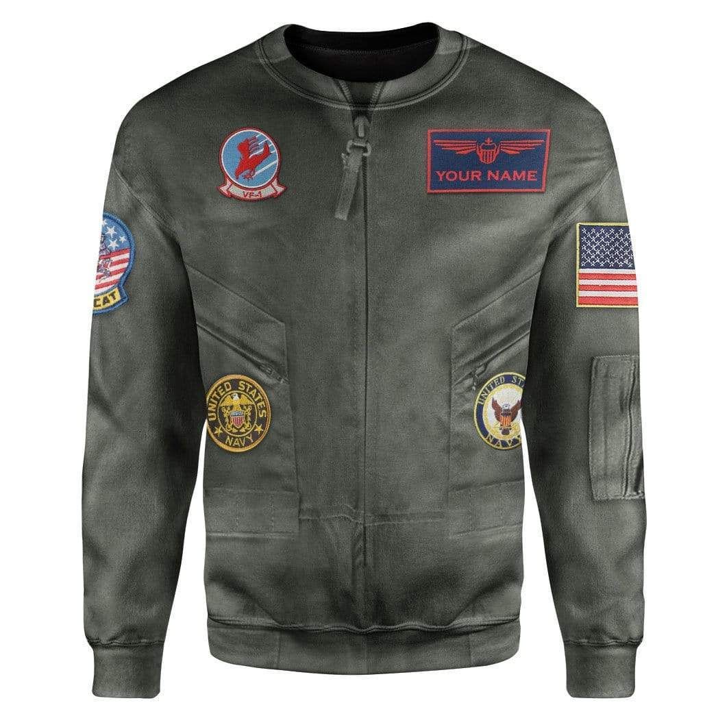 Cosplay Top Gun Pete Maverick Mitchell Custom Name T-Shirts Hoodies Apparel