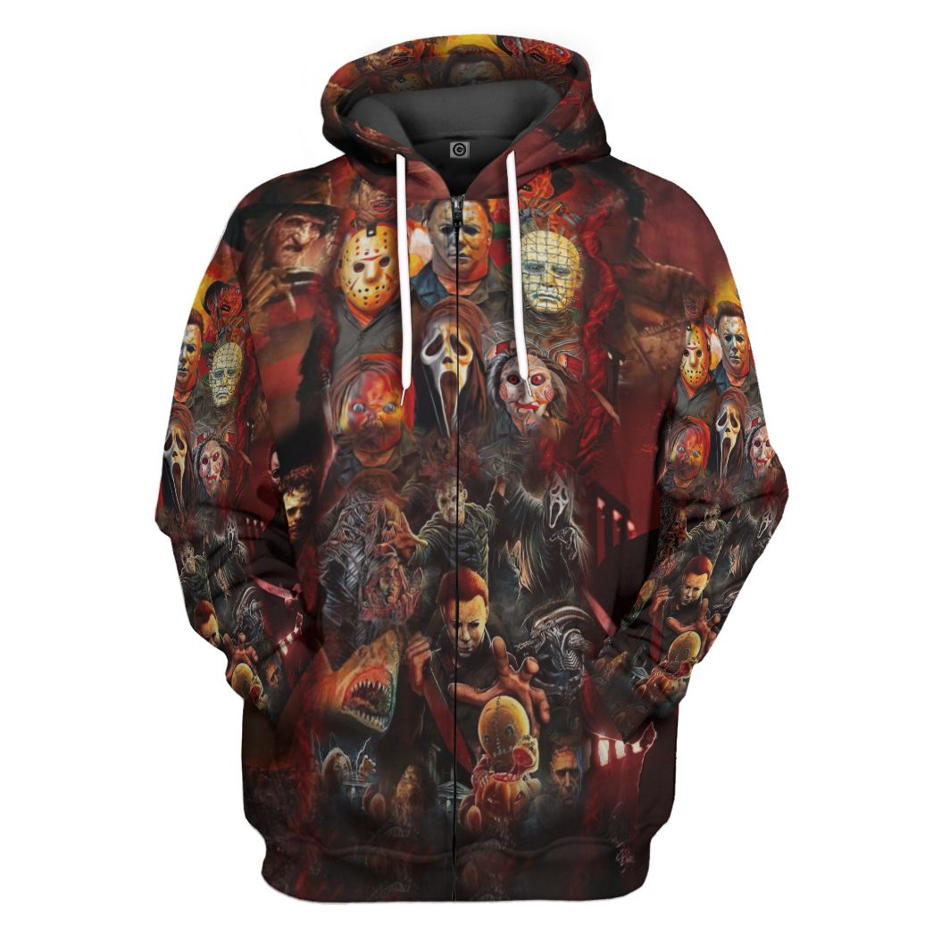  Halloween All Horror Movie Character Apparel