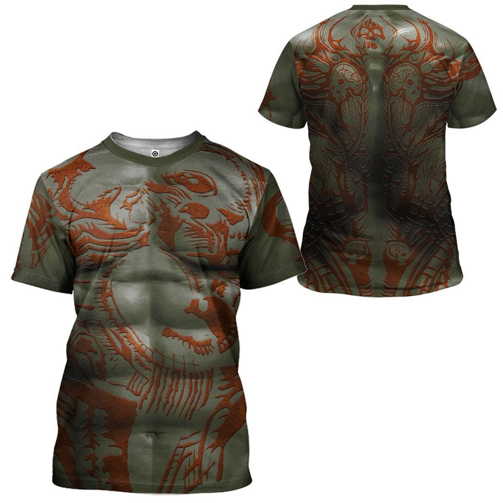  Guardian Of The Galaxy Drax The Destroyer Costume Custom Tshirt Hoodie Apparel
