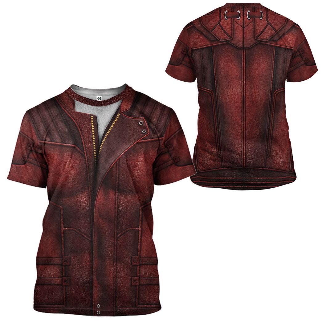  Guardian Of The Galaxy Star Lord Costume Custom Tshirt Hoodie Apparel