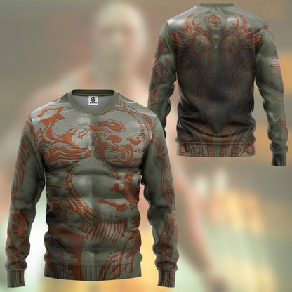  Guardian Of The Galaxy Drax The Destroyer Costume Custom Tshirt Hoodie Apparel