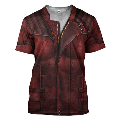  Guardian Of The Galaxy Star Lord Costume Custom Tshirt Hoodie Apparel