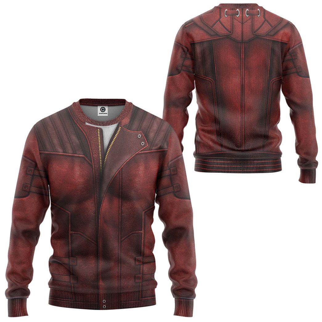  Guardian Of The Galaxy Star Lord Costume Custom Tshirt Hoodie Apparel