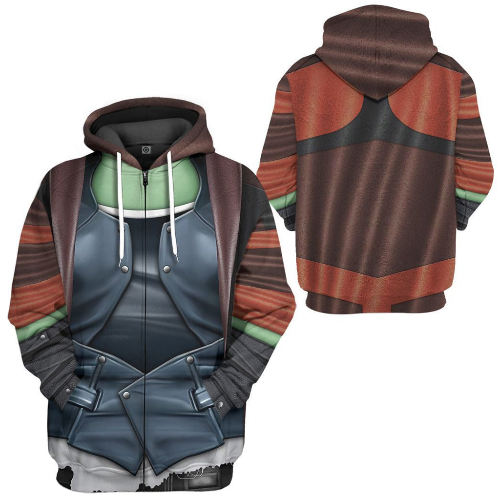  Guardian Of The Galaxy Gamora Costume Custom Tshirt Hoodie Apparel
