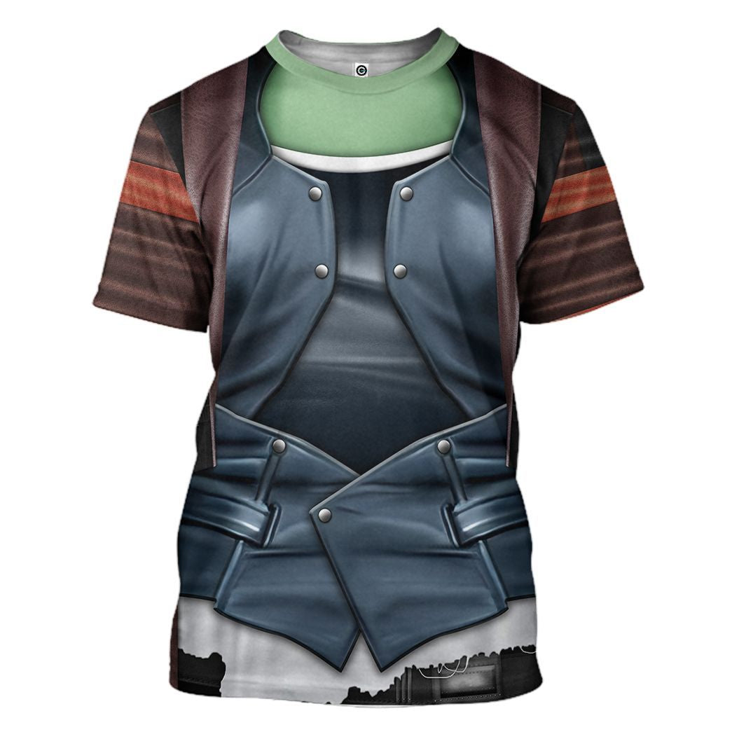  Guardian Of The Galaxy Gamora Costume Custom Tshirt Hoodie Apparel