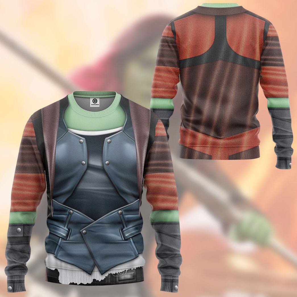  Guardian Of The Galaxy Gamora Costume Custom Tshirt Hoodie Apparel