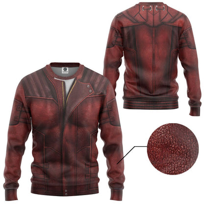  Guardian Of The Galaxy Star Lord Costume Custom Tshirt Hoodie Apparel