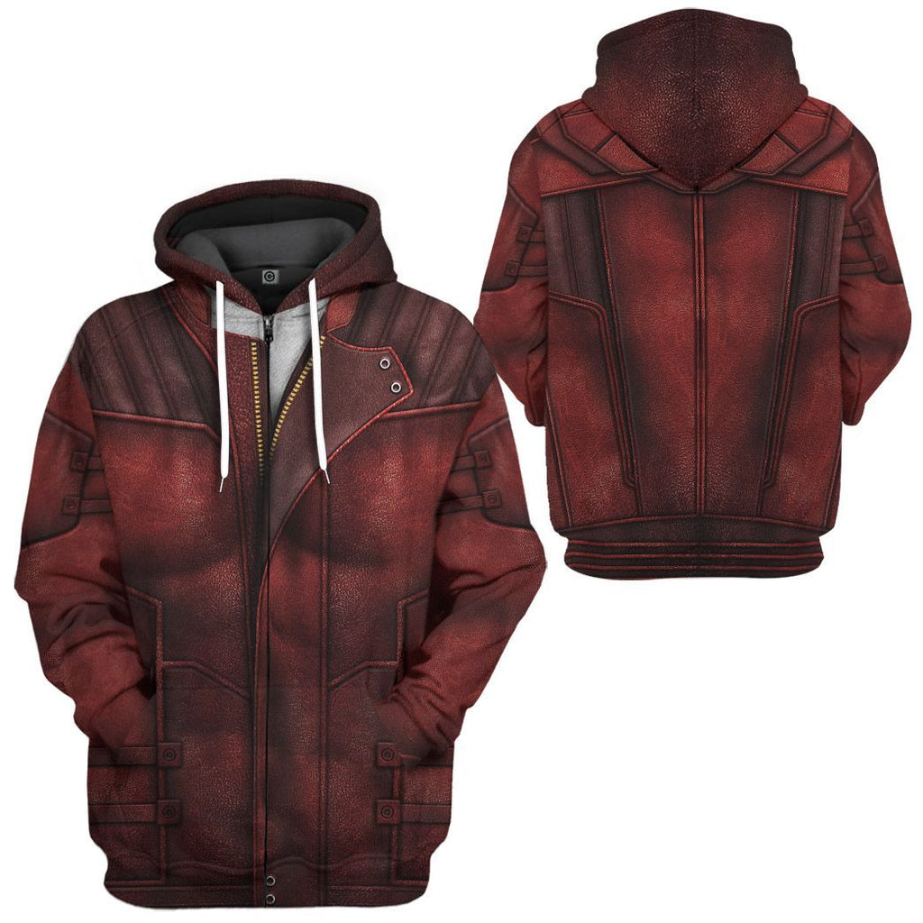  Guardian Of The Galaxy Star Lord Costume Custom Tshirt Hoodie Apparel