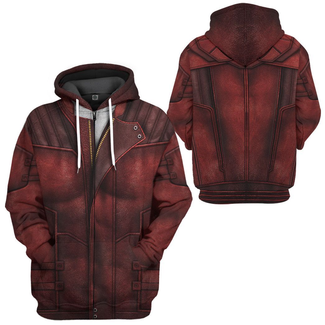 Guardian Of The Galaxy Star Lord Costume Custom Tshirt Hoodie Apparel