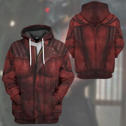  Guardian Of The Galaxy Star Lord Costume Custom Tshirt Hoodie Apparel