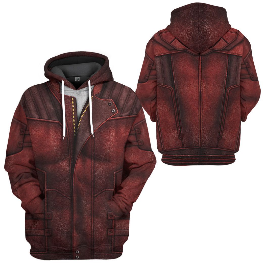  Guardian Of The Galaxy Star Lord Costume Custom Tshirt Hoodie Apparel