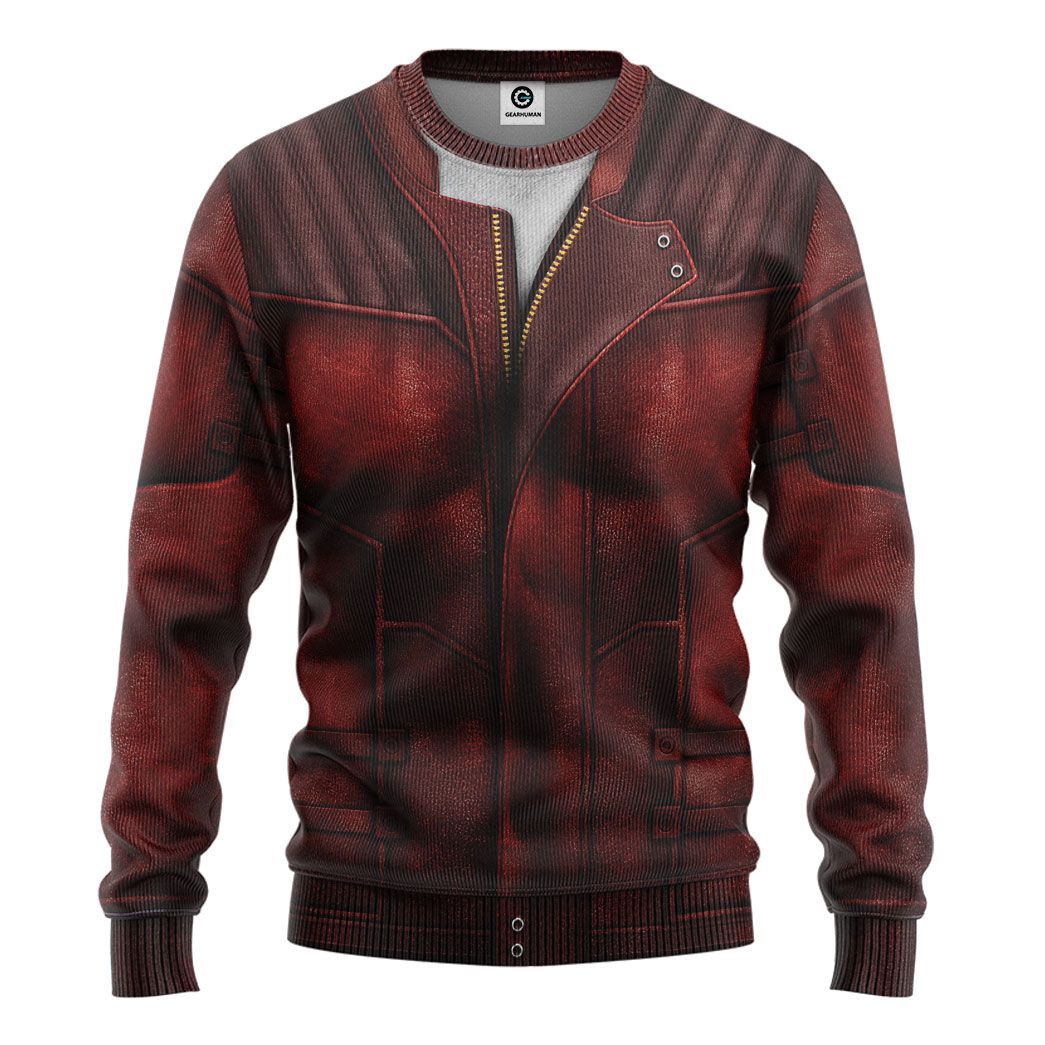  Guardian Of The Galaxy Star Lord Costume Custom Tshirt Hoodie Apparel