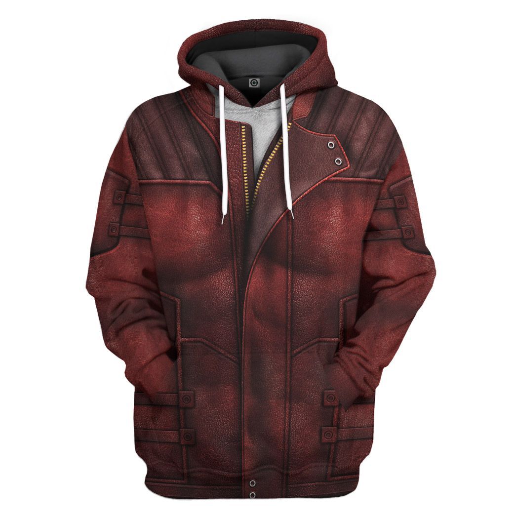  Guardian Of The Galaxy Star Lord Costume Custom Tshirt Hoodie Apparel