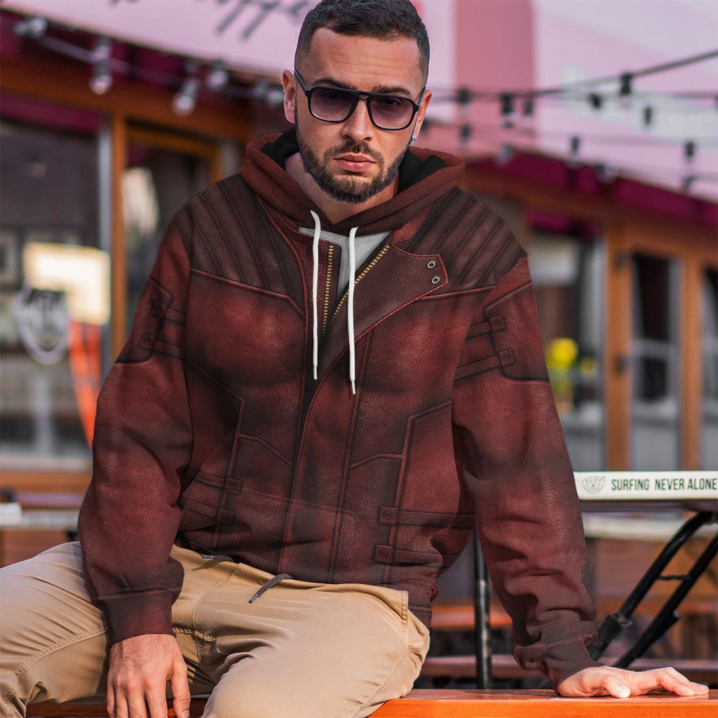  Guardian Of The Galaxy Star Lord Costume Custom Tshirt Hoodie Apparel