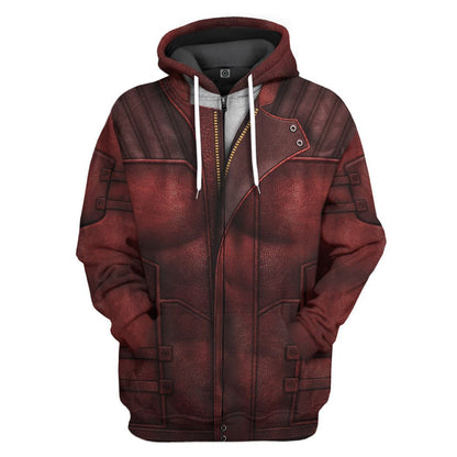  Guardian Of The Galaxy Star Lord Costume Custom Tshirt Hoodie Apparel