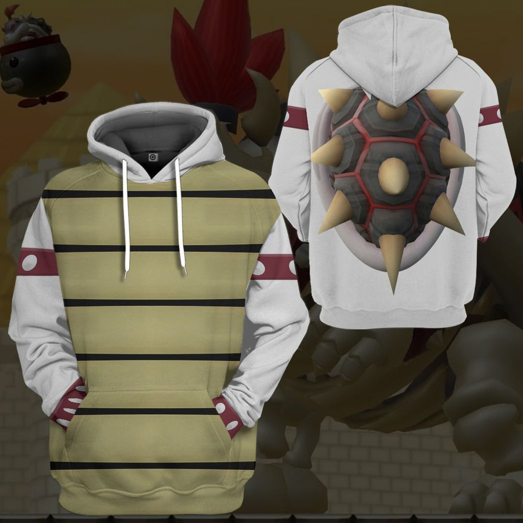  Mario Dry Bowser Custom Tshirt Hoodie Apparel