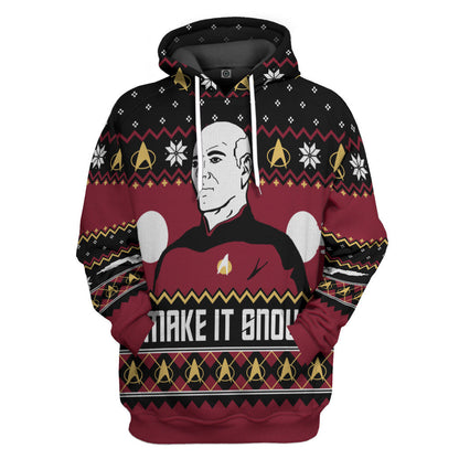 Hoodie All Over Print Pullover Sweatshirt