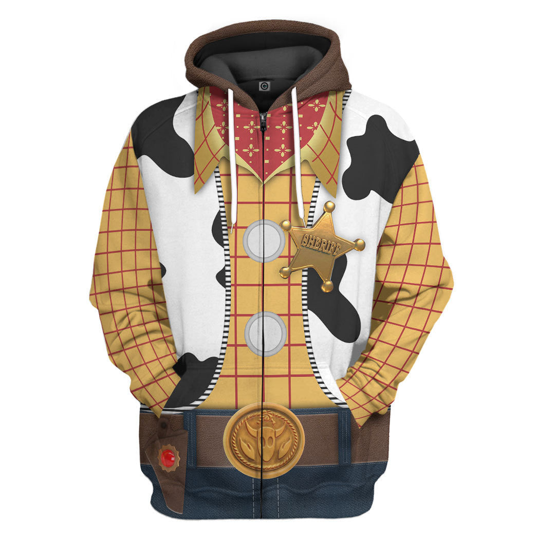  Movie Toy Story Series Woody Cosplay Tshirt Hoodie Apparel