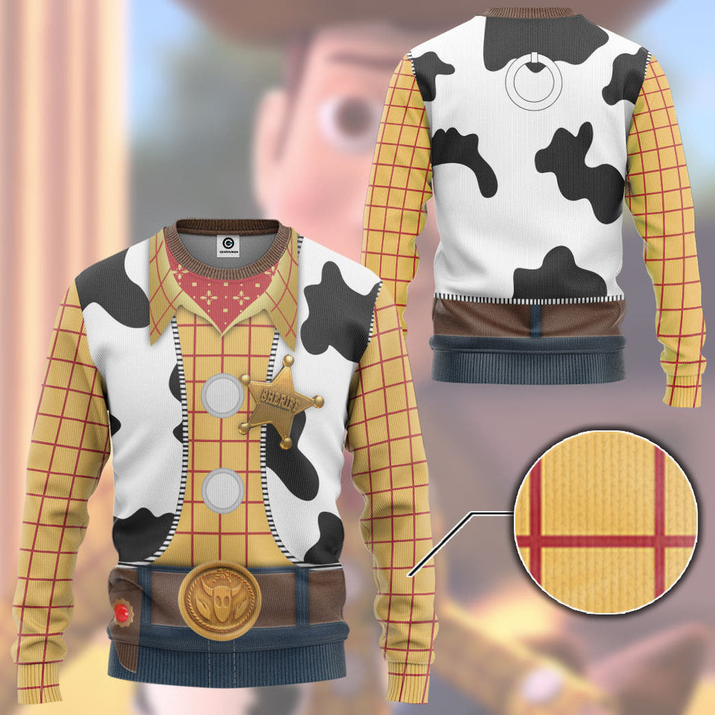  Movie Toy Story Series Woody Cosplay Tshirt Hoodie Apparel
