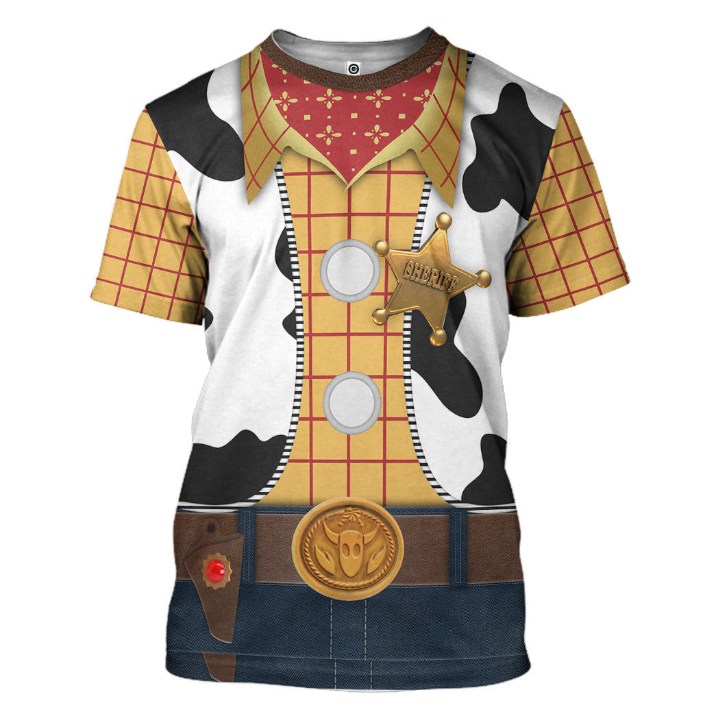  Movie Toy Story Series Woody Cosplay Tshirt Hoodie Apparel