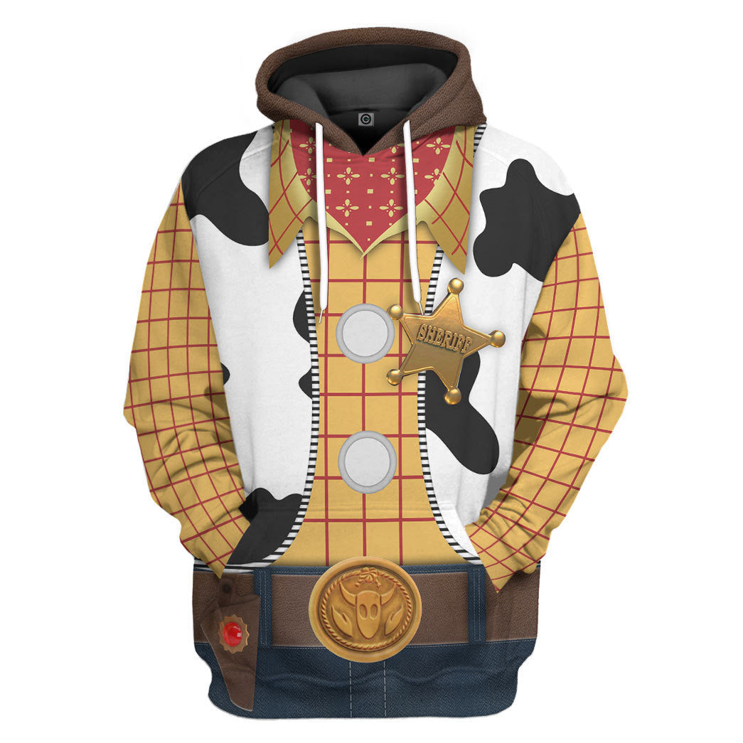  Movie Toy Story Series Woody Cosplay Tshirt Hoodie Apparel