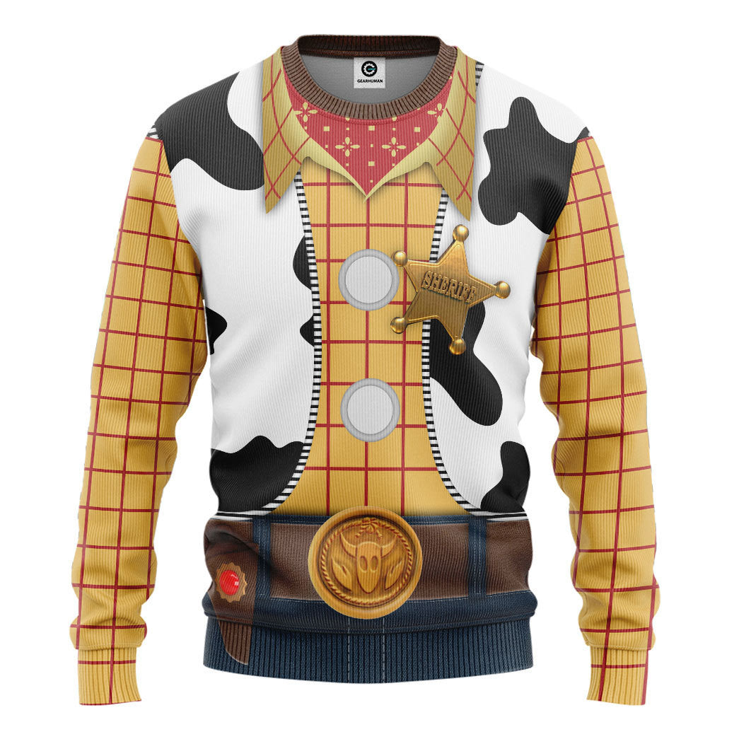  Movie Toy Story Series Woody Cosplay Tshirt Hoodie Apparel