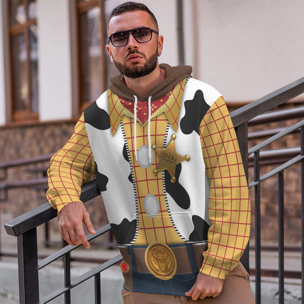  Movie Toy Story Series Woody Cosplay Tshirt Hoodie Apparel