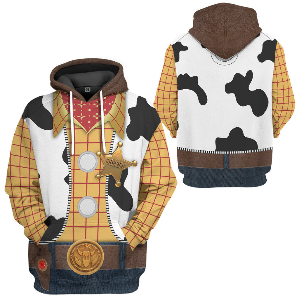  Movie Toy Story Series Woody Cosplay Tshirt Hoodie Apparel