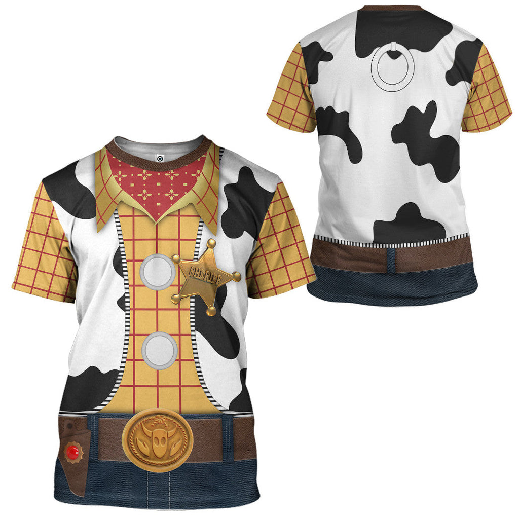  Movie Toy Story Series Woody Cosplay Tshirt Hoodie Apparel